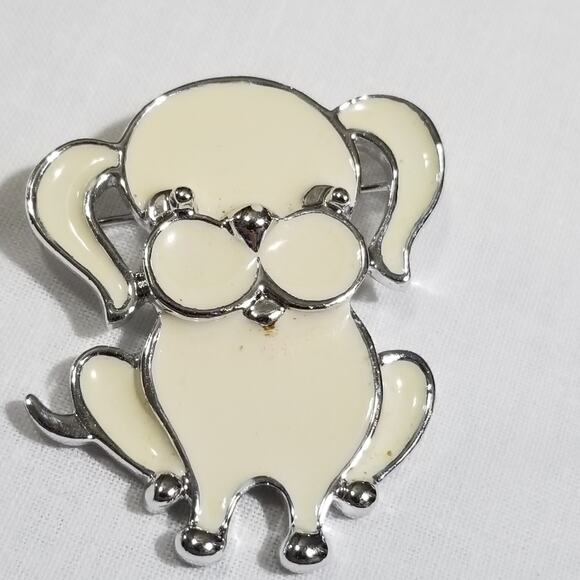 Vintage Sarah Coventry puppy pin - Picture 1 of 6